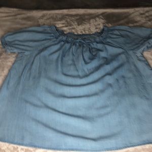 Chaps Island Sun Blue Blouse